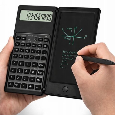 Kalkulator Naukowy Biurowy Z Tablicą LCD Tablet Graficzny Rysik 10 Cyfr LEAN