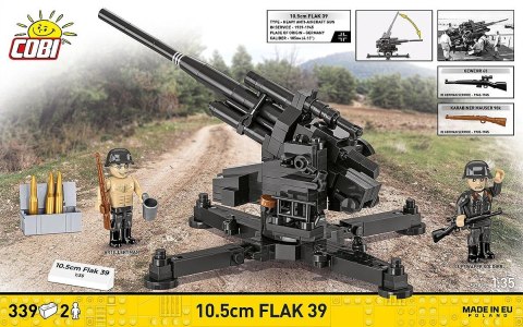 Klocki 10,5 cm Flak 39 339 klocków Cobi Klocki