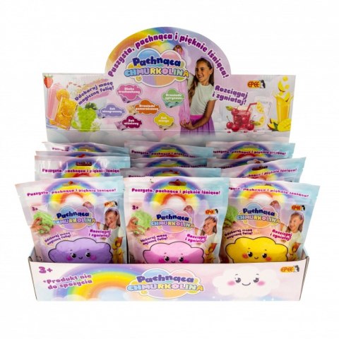 Masa plastyczna Chmurkolina z magiczną folią DISPLAY 12 sztuk Epee