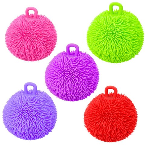 Piłka Sensoryczna Gniotek Antystresowy Do Odbijania Światło LED Mix Kolor LEAN TOYS