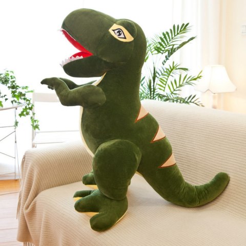 Pluszowa Maskotka Przytulanka Dinozaur Tyranozaur Zielony 35cm LEAN Toys