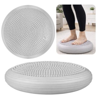 Poduszka Sensomotoryczna Do Ćwiczeń Dysk Równoważny Jeżyk Szary 34 cm