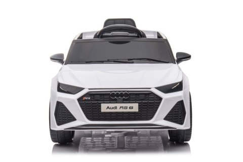 Pojazd na Akumulator Audi RS6 BRD-2118 Biały LEAN CARS