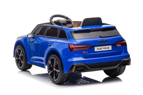 Pojazd na Akumulator Audi RS6 BRD-2118 Niebieski LEAN CARS