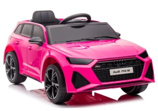 Pojazd na Akumulator Audi RS6 BRD-2118 Różowy LEAN CARS
