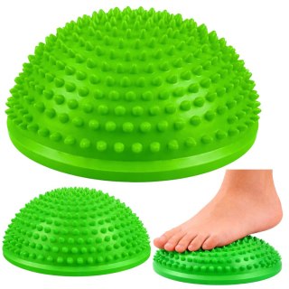Półkula Sensoryczna Do Masażu Ćwiczeń Równowagi Zielona 16 cm
