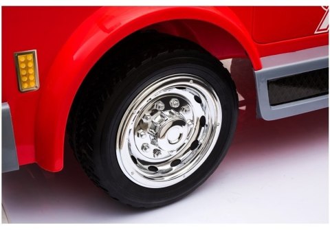 Wóz Strażacki na Akumulator Czerwony Dla Dzieci Pilot LL911 LEAN CARS