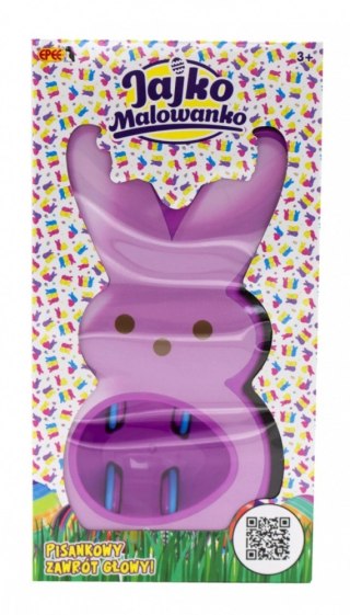 Zestaw kreatywny Jajko Malowanko Królik do malowania jajek fioletowy Epee