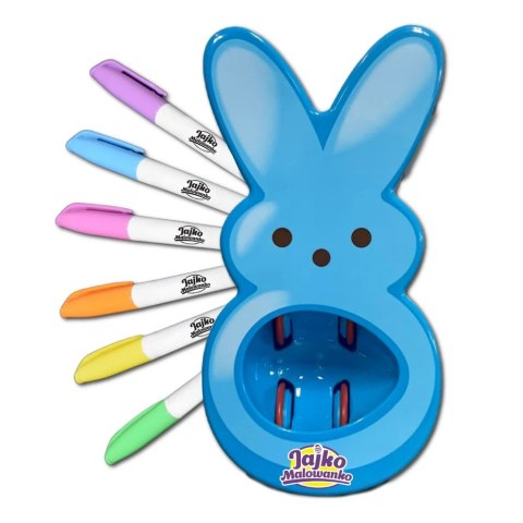 Zestaw kreatywny Jajko Malowanko Królik do malowania jajek niebieskie Epee