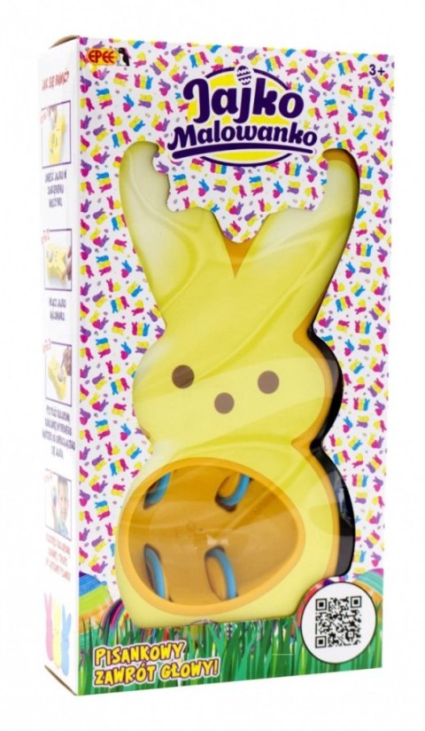 Zestaw kreatywny Jajko Malowanko Królik do malowania jajek żółty Epee