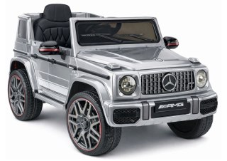 Auto Na Akumulator Mercedes AMG G 63 Srebrny Lakierowany LEAN CARS