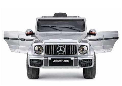 Auto Na Akumulator Mercedes AMG G 63 Srebrny Lakierowany LEAN CARS