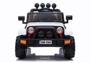 Auto na Akumulator Jeep BRD-7588 Biały 4x4 LEAN CARS