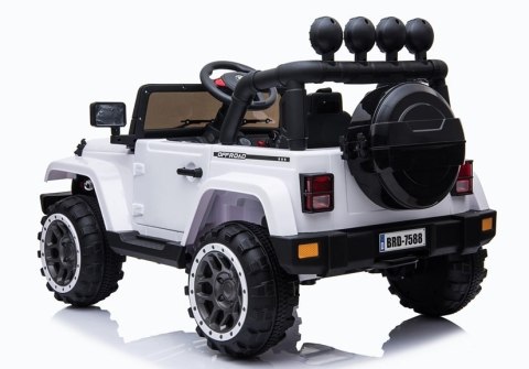 Auto na Akumulator Jeep BRD-7588 Biały 4x4 LEAN CARS