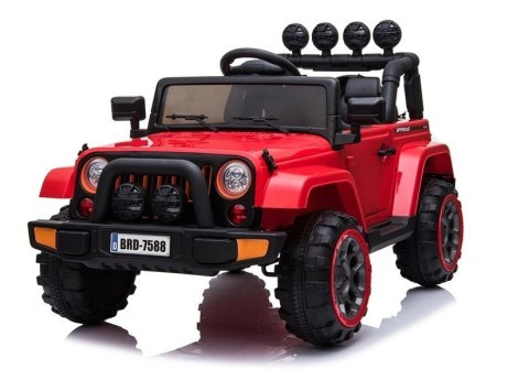 Auto na Akumulator Jeep BRD-7588 Czerwony 4x4 LEAN CARS