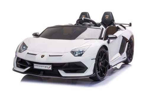 Auto na akumulator Lamborghini Aventador SX2028 Biały LEAN CARS