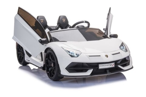 Auto na akumulator Lamborghini Aventador SX2028 Biały LEAN CARS