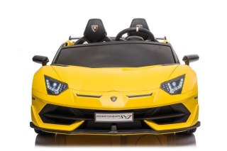 Auto na akumulator Lamborghini Aventador SX2028 Żółty LEAN CARS