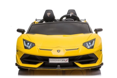 Auto na akumulator Lamborghini Aventador SX2028 Żółty LEAN CARS