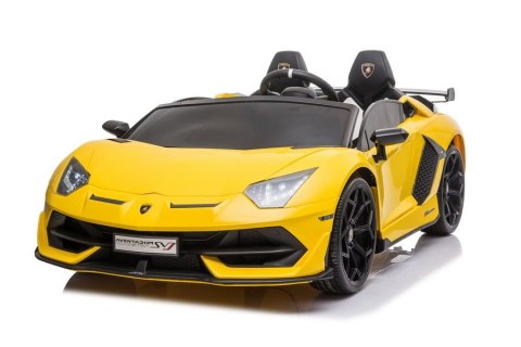 Auto na akumulator Lamborghini Aventador SX2028 Żółty LEAN CARS