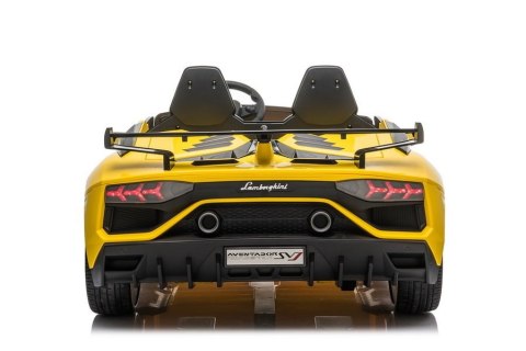 Auto na akumulator Lamborghini Aventador SX2028 Żółty LEAN CARS