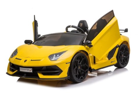 Auto na akumulator Lamborghini Aventador SX2028 Żółty LEAN CARS