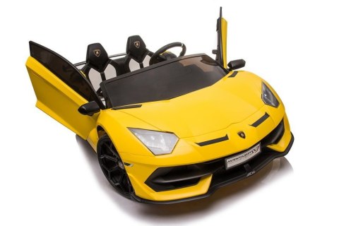 Auto na akumulator Lamborghini Aventador SX2028 Żółty LEAN CARS