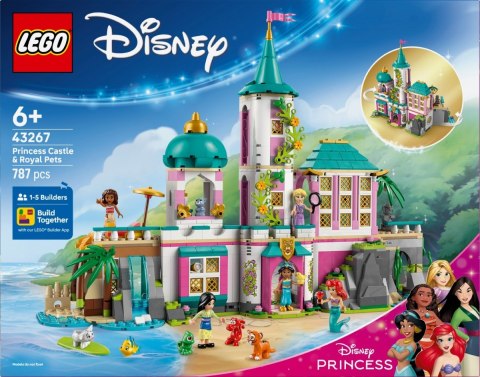 Klocki Disney 43267 Zamek księżniczek i królewskie zwierzaki LEGO