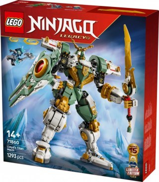 Klocki Ninjago 71860 Tytanowy mech Lloyda 15. rocznica LEGO