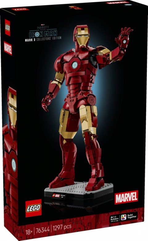 Klocki Super Heroes 76344 Iron Man Mark 3 - edycja kolekcjonerska LEGO