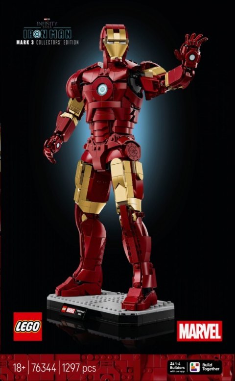 Klocki Super Heroes 76344 Iron Man Mark 3 - edycja kolekcjonerska LEGO