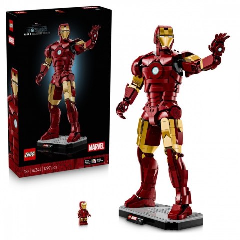 Klocki Super Heroes 76344 Iron Man Mark 3 - edycja kolekcjonerska LEGO