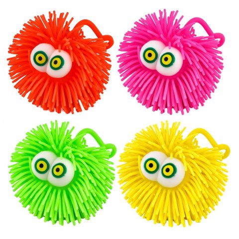 Piłka Z Oczami Gniotek Sensoryczny Do Odbijania Świecąca LED Mix Kolor