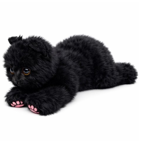 Pluszowa Maskotka Przytulanka Kotek Leżący Czarny 38 cm