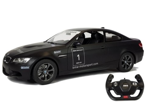 Auto BMW M3 Samochód Sportowy Zdalnie Sterowany RC Rastar Czarny 1:14