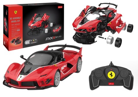 Klocki Konstrukcyjne Auto RC Rastar 1:18 Ferrari FXXK EVO Czerwone 88 el.