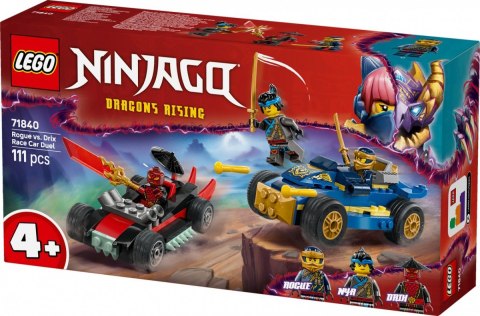 Klocki Ninjago 71840 Pojedynek wyścigowy Rogue kontra Drix