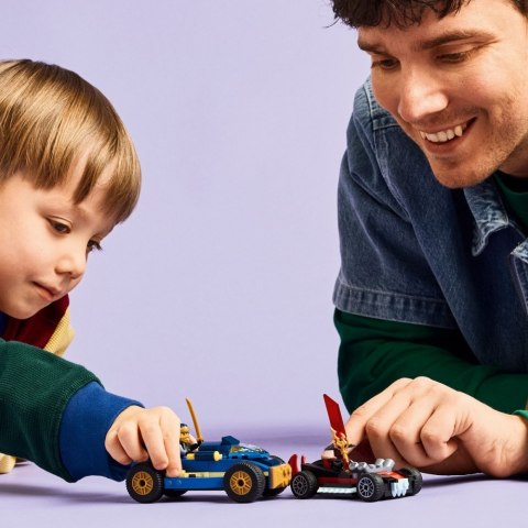 Klocki Ninjago 71840 Pojedynek wyścigowy Rogue kontra Drix