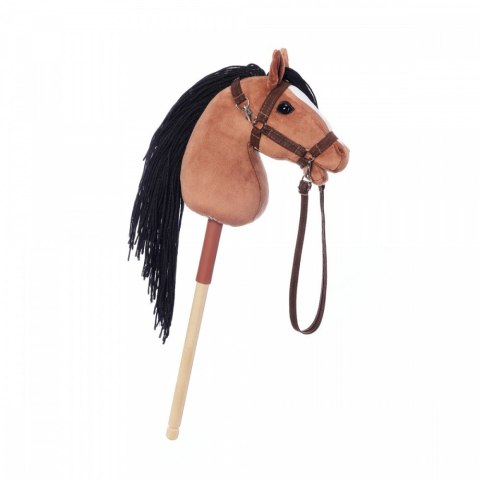 Koń na kiju Hobby Horse HOPPIHORSE A4 Bay - ciemny brąz, maść gniada Tootiny