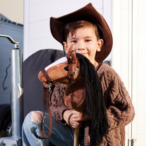 Koń na kiju Hobby Horse HOPPIHORSE A4 Bay - ciemny brąz, maść gniada Tootiny