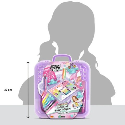 Projekt Art - Walizeczka małej artystki Kawaii - Kreatywny zestaw z elektronicznym aerografem