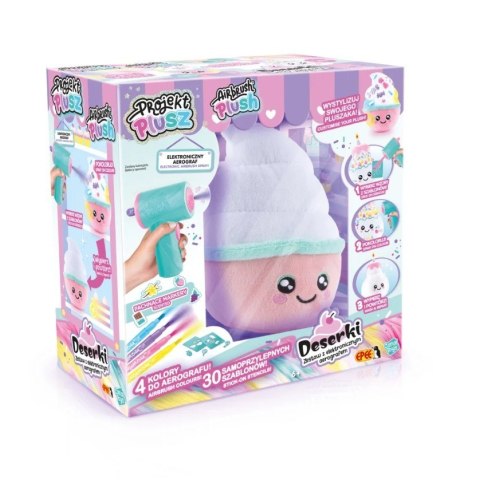 Projekt Plusz Deserki - Kreatywny zestaw z elektronicznym aerografem, Słodka Babeczka