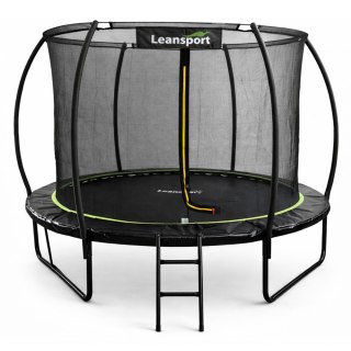 Trampolina Ogrodowa LEAN Z Siatką Wewnętrzną Czarno-Zielona 183CM 6FT