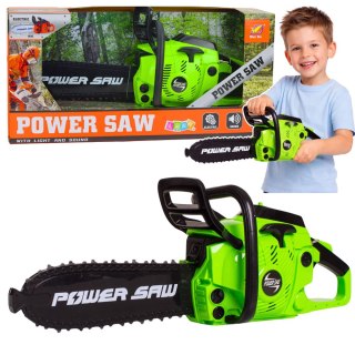 Zabawkowa Piła Łańcuchowa Dla Dzieci Światła Dźwięki Zielona