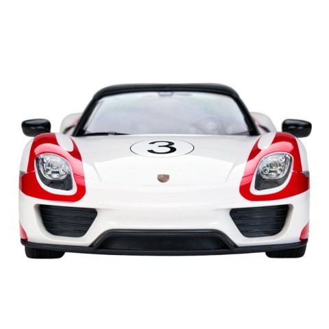 Auto Porsche 918 Spyder Performance Zdalnie Sterowane RC Białe Rastar 1:14