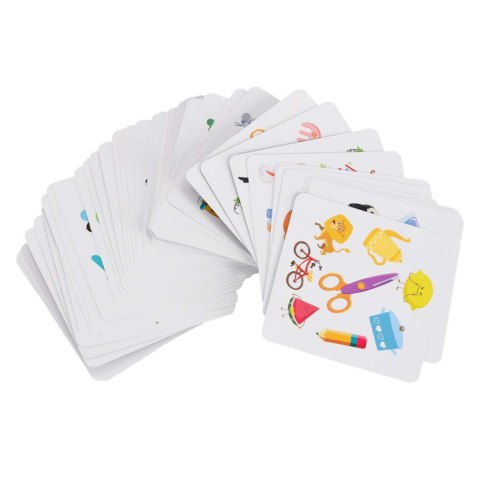 Gra na spostrzegawczość znajdź parę Crazy Flip 54 karty i dzwonek Kik Sp. z o. o. Sp. k.