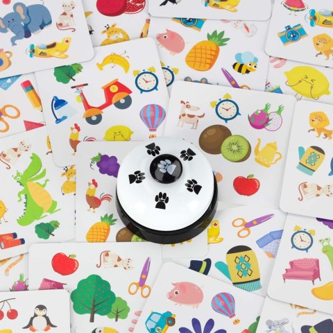 Gra na spostrzegawczość znajdź parę Crazy Flip 54 karty i dzwonek Kik Sp. z o. o. Sp. k.