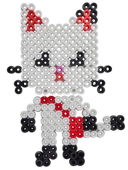 Hama Maxi koraliki i podstawka w pudełku Koci Domek Gabi