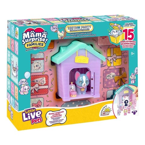 Zestaw figurek Little Live Pets - Families Domek mamy party