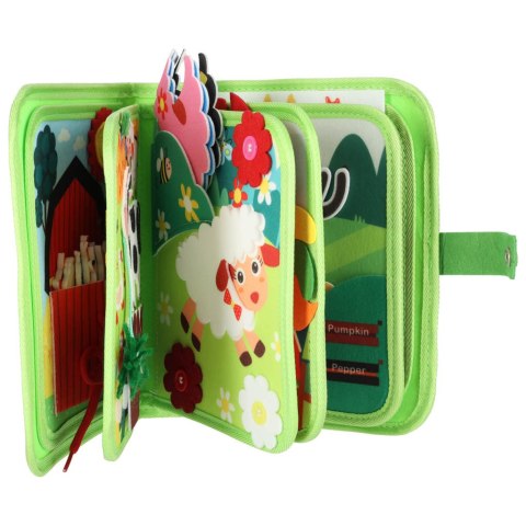 Książeczka sensoryczna edukacyjna manipulacyjna farma Kik Sp. z o. o. Sp. k.